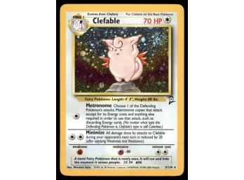 Clefable (1) Jungle #01/64 Holo Pokemon Card