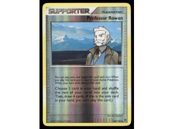Professor Rowan Diamond and Pearl #112/130 Holo Pokemon Card