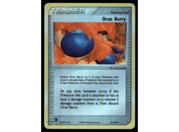 Oran Berry Ruby and Sapphire #85/109 Holo Pokemon Card