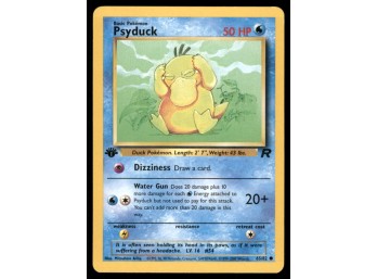 Psyduck 1st Edition Team Rocket Pokemon Card