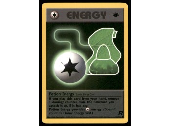 Potion Energy 1st Edition Team Rocket Pokemon Card