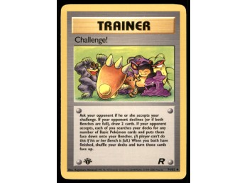 Challenge! 1st Edition Team Rocket Pokemon Card