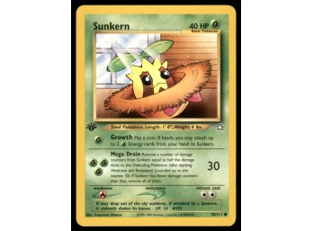 Sunkern 1st Edition Pokemon Card Neo