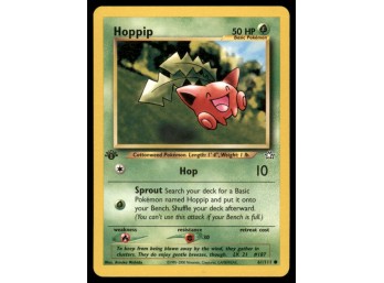 Hoppip 1st Edition Pokemon Card Neo