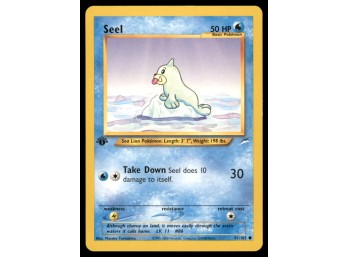 Seel 1st Edition Pokemon Card Neo