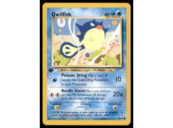 Qwilfish 1st Edition Pokemon Card Neo