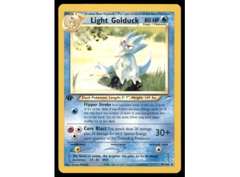 Light Golduck 1st Edition Pokemon Card Neo