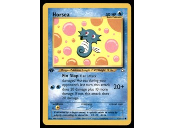 Horsea 1st Edition Pokemon Card Neo