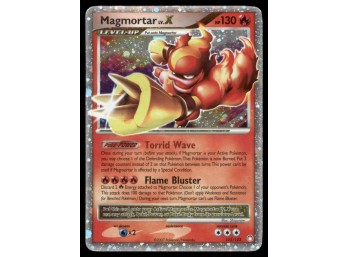 Magmortar Lv.X Mysterious Treasures #123/123 Holo Pokemon Card