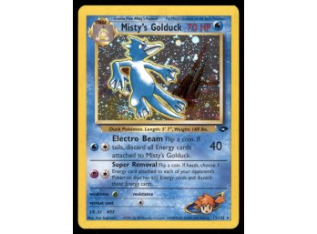 Misty's Golduck Gym Challenge #012/132 Holo Pokemon Card