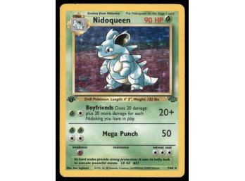 Nidoqueen 1st Ed. (7) Jungle #07/64 Holo Pokemon Card