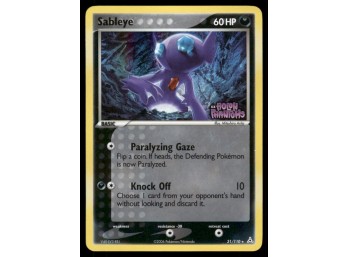 Sableye Deoxys #23/107 Holo Pokemon Card