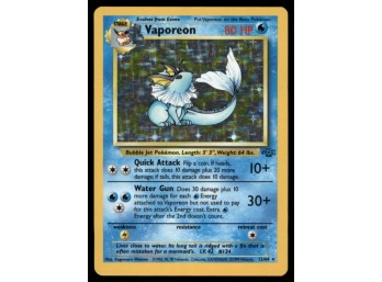 Vaporeon (12) Jungle #12/64 Holo Pokemon Card