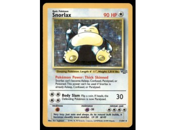 Snorlax (11) Jungle #11/64 Holo Pokemon Card