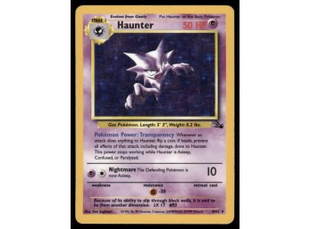 Haunter (6) Fossil #06/62 Holo Pokemon Card