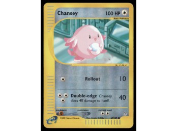 Chansey Aquapolis #069/147 Holo Pokemon Card