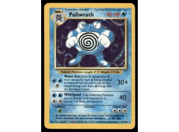 Poliwrath Base Set #013/102 Holo Pokemon Card