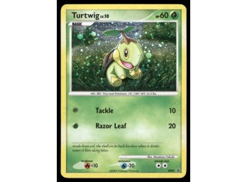 Turtwig Diamond and Pearl Promos #DP01 Holo Pokemon Card