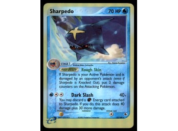 Sharpedo Ruby and Sapphire #22/109 Holo Pokemon Card