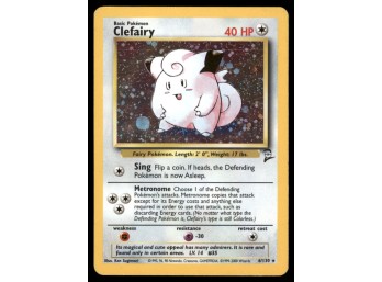 Clefairy Base Set 2 #006/130 Holo Pokemon Card