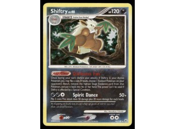 Shiftry Diamond and Pearl #14/130 Holo Pokemon Card
