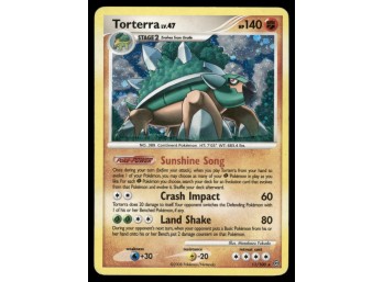 Torterra Stormfront #11/100 Holo Pokemon Card
