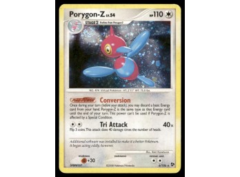Porygon-Z Great Encounters #6/106 Holo Pokemon Card