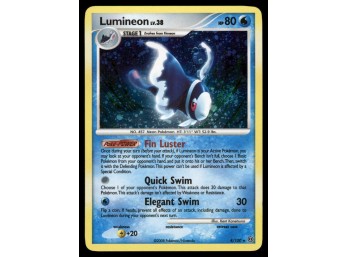 Lumineon Stormfront #4/100 Holo Pokemon Card