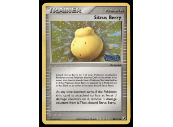 Sitrus Berry Unseen Forces #91/115 Holo Pokemon Card