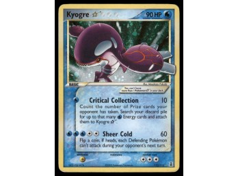 Kyogre Star Delta Species #112/113 Holo Pokemon Card