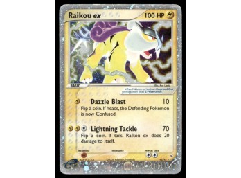 Raikou ex Team Magma vs Team Aqua #92/95 Holo Pokemon Card