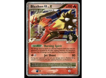 Blaziken FB Lv.X Supreme Victors #142 Holo Pokemon Card