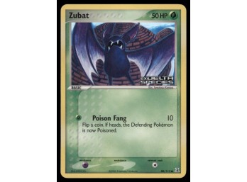 Zubat Stamped Delta Species #88/113 Holo Pokemon Card
