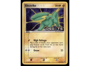 Electrike Stamped Deoxys #59/107 Holo Pokemon Card