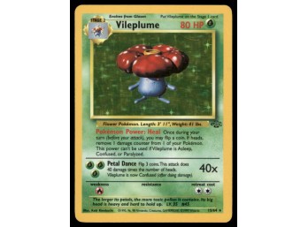 Vileplume (15) Jungle #15/64 Holo Pokemon Card