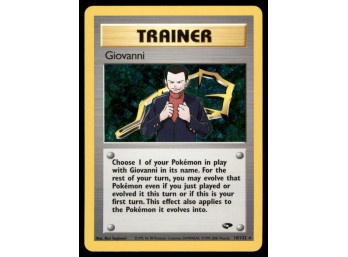 Giovanni (18) Gym Challenge #018/132 Holo Pokemon Card