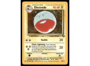 Electrode (2) Jungle #02/64 Holo Pokemon Card
