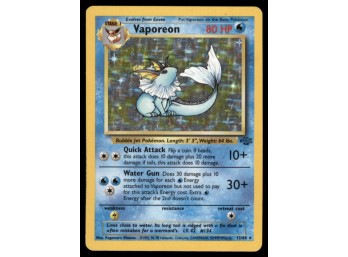 Vaporeon (12) Jungle #12/64 Holo Pokemon Card