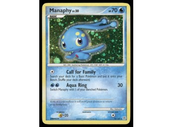 Manaphy Burger King Promos #009/130 Holo Pokemon Card