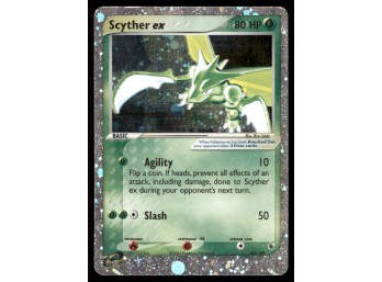 Scyther ex Ruby and Sapphire #102/109 Holo Pokemon Card