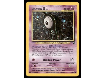 Unown [A] (14) Neo Discovery #14/75 Holo Pokemon Card