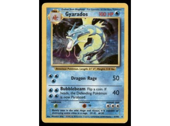 Gyarados Base Set #006/102 Holo Pokemon Card