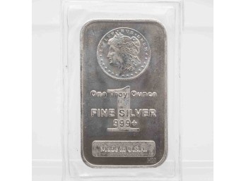 Vintage Morgan Design 1oz Silver Bar