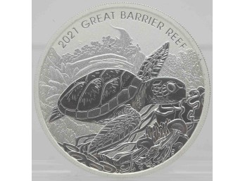 2021 Perth Mint Great Barrier Reef 2oz Silver Coin
