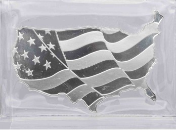 Elemetal American Flag 5oz Silver Bar