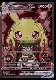 Nezuko Pikachu Cosplay Custom Pokemon Card