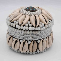 Vintage Art Deco Seashell Trinket Box