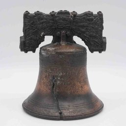 Vintage Bronze Liberty Bell Replica Ringing Bell