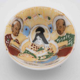 Vintage Japanese Hand Painted Porcelain Plate