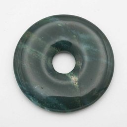 Green Jadeite Round Pendant